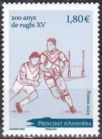 Andorre Français 2023 200 Ans De Rugby à XV Neuf ** - Unused Stamps