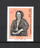 ITALIA  : Diritto Di Voto Alle Donne  -  1 Val. MNH**  Del   1.06.2006 - 2001-10:  Nuevos