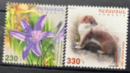 Armenia 2017, Flora And Fauna, MNH Stamps Set - Armenien