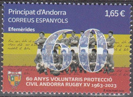 Andorra Español 2023 Rugby Neuf ** - Nuevos
