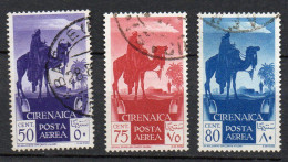 1932 Cirenaica  Soggetti Africani A 6 - 11 Seria Completa Used Timbrati Sassone 120 Euro - Cirenaica