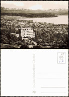 Überlingen Panorama Ansicht Mit Schloß Spetzgart Und Schweizer Alpen 1960 - Überlingen