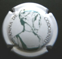 (dc-001) Capsule  Cava  Anna De Codorniu    Wit/donkergroen   Blanc/vert Foncé - Mousseux