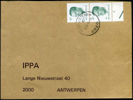 2 X 2113 Met Plaatnummer Op Cover Naar 'IPPA' In Antwerpen - 1981-1990 Velghe