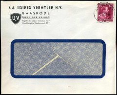 832 Op Brief - 'S.A. Usines Vermylen N.V., Baasrode' - 1936-1957 Offener Kragen