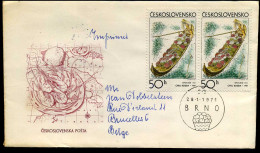 Cover From Brno To Brussels, Belgium - Covers & Documents