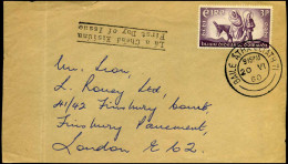 Cover Front To London, England - Storia Postale