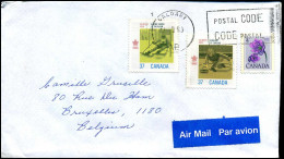 Cover To Brussels, Belgium - Cartas & Documentos