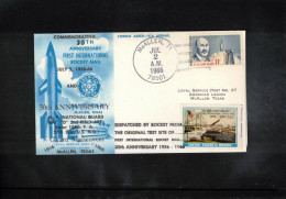 USA  1966 Rocket Mail - 30th Anniversary Of First International Mail From Mexico To USA - Briefe U. Dokumente