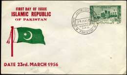 FDC - Republic Day 1956 - Pakistán