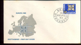 FDC - Switzerland - 1963