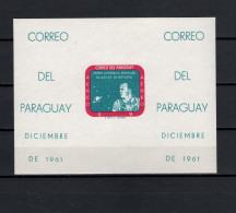 Paraguay 1961 Space, Alan B. Shepard S/s Imperf. MNH -scarce- - América Del Sur