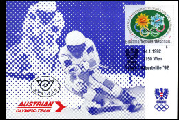 MC - Olympische Spiele 1992 Albertville - Cartes-Maximum (CM)