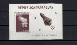 Paraguay 1962 Space, Glenn And Carpenter S/s MNH - South America