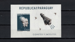 Paraguay 1962 Space, Glenn And Carpenter S/s Imperf. MNH -scarce- - Amérique Du Sud