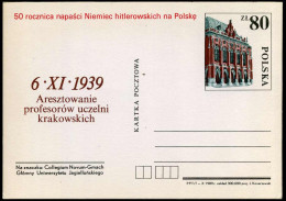 Postcard - 50 Rocznica Napasci Niemiec Hitlerowskich Na Polske - Ganzsachen