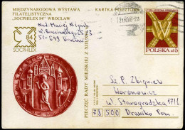 Postcard - Miedzynarodowa Wystawa Filatelistyczna "Socphilex 84" Wroclaw - Entiers Postaux
