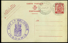Postkaart / Carte Postale - 'Vive La Belgique Insoumis' - Exposition Des Insoumis Arlon - Postkarten 1934-1951