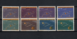 Paraguay 1962 Space, Solar System Set Of 8 MNH - Amérique Du Sud