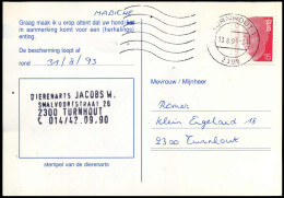 Postkaart Van Turnhout Naar Turnhout - Cartas & Documentos