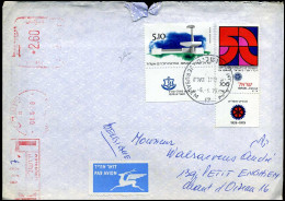 Registered Cover To Petit-Enghien, Belgium - Cartas & Documentos