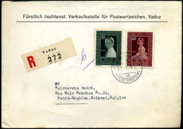 Registered Cover To Petit-Enghien, Belgium - Lettres & Documents