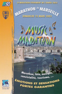 CLB - ATHLETISME - CPM - MARATHON DE MARSEILLE 2003 - MUSIC MARATHON - Atletiek