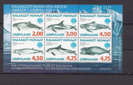 Greenland MNH Minisheet - Balene