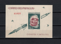 Paraguay 1963 Space, Walter Schirra S/s Imperf. MNH -scarce- - South America