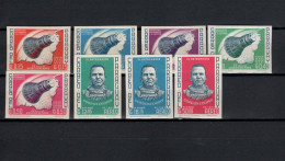 Paraguay 1963 Space, Gordon Cooper Set Of 8 Imperf. MNH - Amérique Du Sud