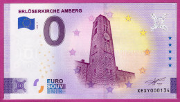 0-Euro XEXY 2023-1 ERLÖSERKIRCHE AMBERG SPENDENSCHEIN - Privatentwürfe