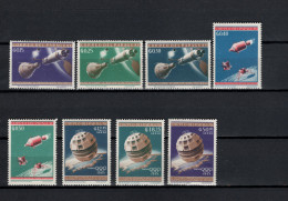 Paraguay 1964 Space, Olympic Games Tokyo Set Of 8 MNH - Sud America