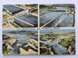 MONTELIMAR (26/Drôme) - Barrage , Vue Sur Le Rhône - Usine Henri Poincaré à CHATEAUNEUF DU RHONE - Montelimar