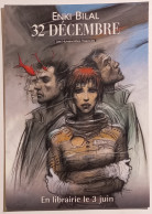 BANDE DESSINEE / ENKI BILAL / 32 DECEMBRE - Humanoides Associés - Carte Publicitaire Sortie BD - Comics