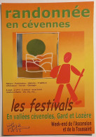 RANDONNEE EN CEVENNES - Vallées Cevenoles, Gard Et Lozère - Carte Publicitaire - Mountaineering, Alpinism