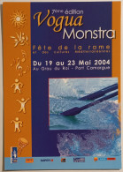 FETE DE LA RAME Et Des Cultures Méditerranéennes - VOGUA MONSTRA - Carte Publicitaire - Roeisport