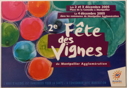 FETE DES VIGNES 2005 / Vin - Carte Publicitaire - Viñedos