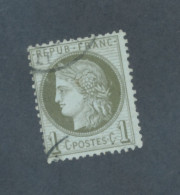 FRANCE - N° 50d) FOND LIGNE OBLITERE - COTE : 40€ - 1872 - 1871-1875 Cérès