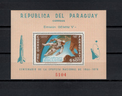 Paraguay 1966 Space, Edward White S/s MNH - Sud America