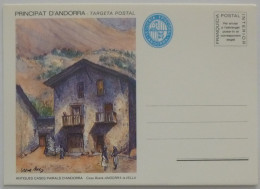 ANDORRE LA VIEILLE - Maison Ancienne - Casa Baste - Carte Postale Reproduisant Aquarelle CARME MAS - Andorra