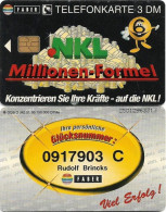 Germany - NKL Millionen-Formel (Overprint 'Letter C') - O 0042 - 01.1995, 3DM, Used - O-Series: Kundenserie Vom Sammlerservice Ausgeschlossen