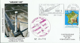 Espace 1990 11 21 - CSG - Ariane V40 - Lanceur - Europe