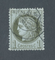 FRANCE - N° 50 OBLITERE AVEC CAD DU 13 JANVIER 1874 - COTE : 20€ - 1872 - 1871-1875 Cérès