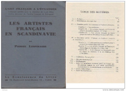 C1 Lespinasse LES ARTISTES FRANCAIS EN SCANDINAVIE Suede Danemark EPUISE 1928 Port Inclus France - 1901-1940