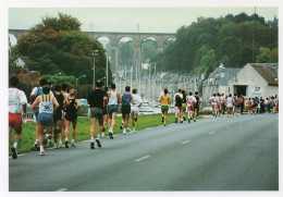 CLB - ATHLETISME - CPM - SEMI MARATHON SAINT POL - MORLAIX 1996 - L'ARRIVEE AU BASSIN A FLOT - Atletiek