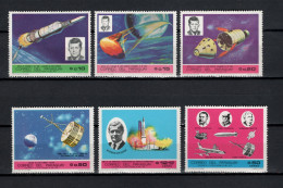 Paraguay 1969 Space, JFK Kennedy, Wernher Von Braun, Zeppelin 6 Stamps MNH - South America