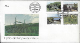 Transkei 1986 Y&T 189 à 192 Sur FDC. Stations Hydroélectriques - Acqua
