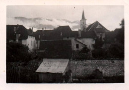 Les échelles - Photo Ancienne Originale - Vue Sur Le Village Et L'église - 1935 - 6.3x9 Cm - Les Echelles