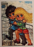 ENFANT - Escalier Paris Montmartre - Illustrateur MUK Par Michel Thomas - Carte Postale - Gruppi Di Bambini & Famiglie