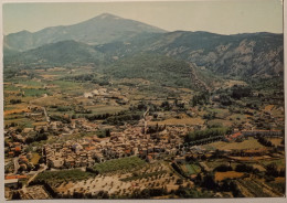 MALAUCENE (84 Vaucluse) - Vue Aérienne Sur La Ville Avec Mont Ventoux En Arrière Plan - Malaucene